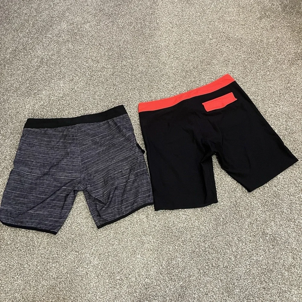 FOX Racing Boardshorts Men's 36 Lot‎ Of 2 Swim Trunks Logo Surf Beach